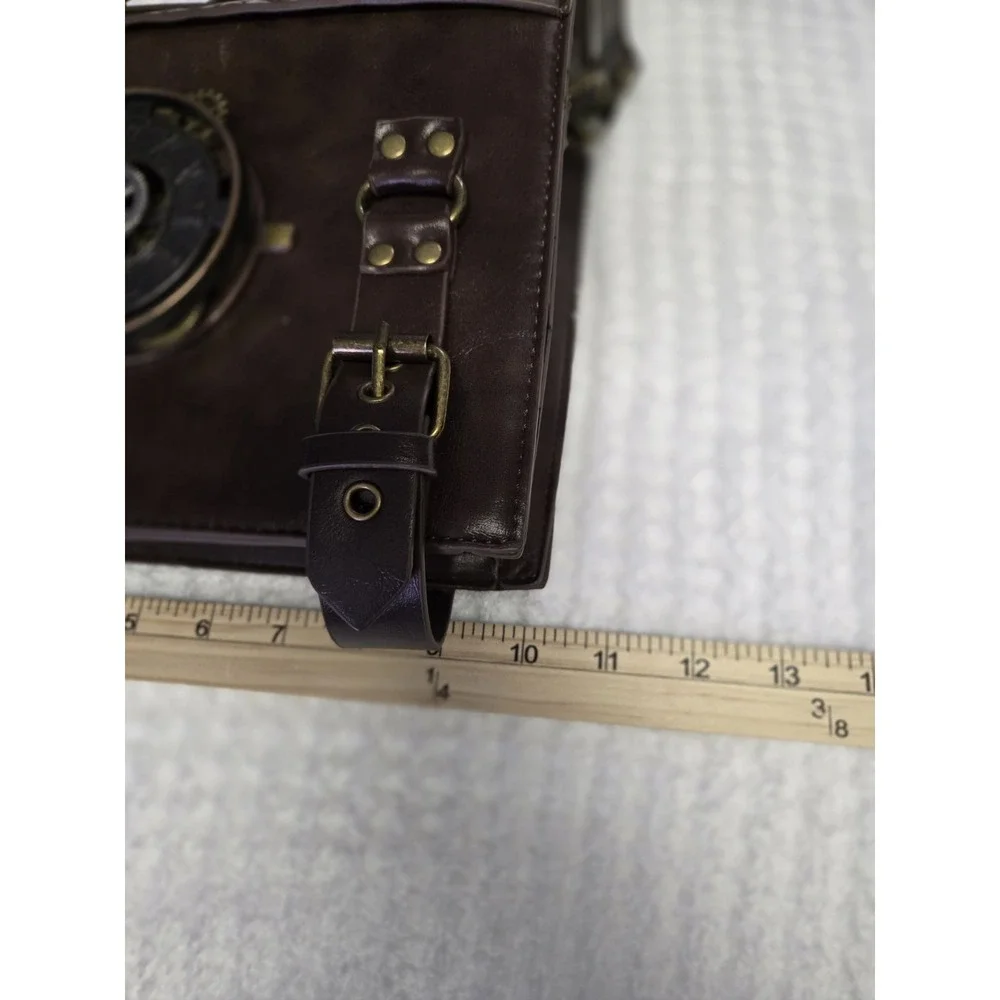 Steampunk Handbag Top‎ PU Leather Punk Industrial Retro Shoulder Bags